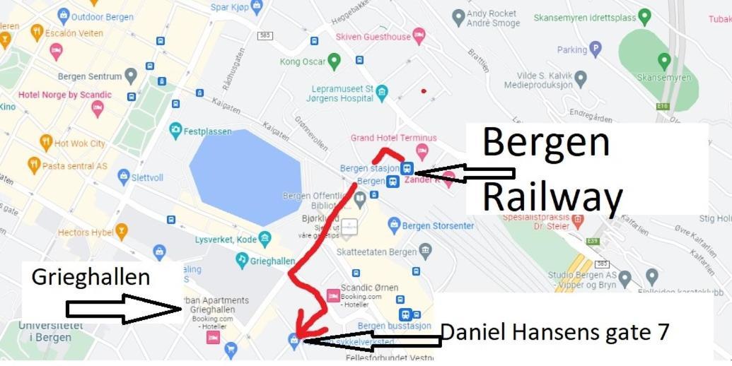 Toppleilighet - In The Heart Of Bergen City - 3 Beds Apartment Ngoại thất bức ảnh